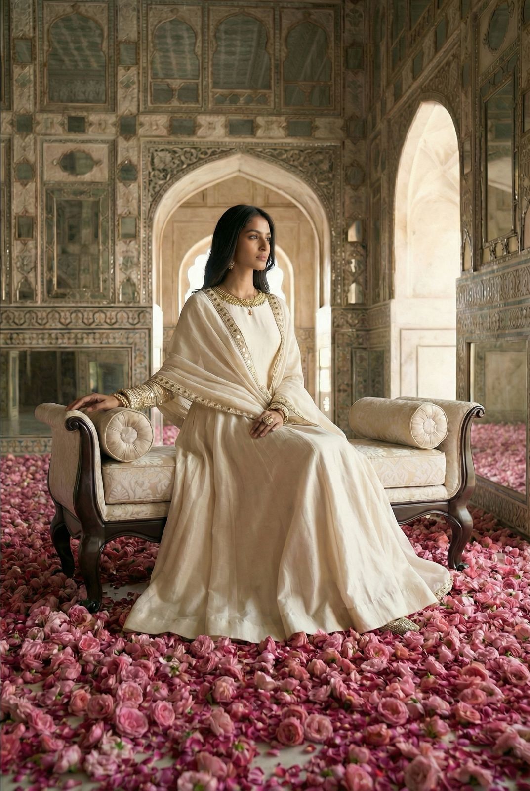 Ivory Kundan Anarkali